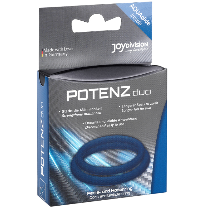 Cockrings POTENZduo Kit 2 Anneaux Medium - JoyDivision
