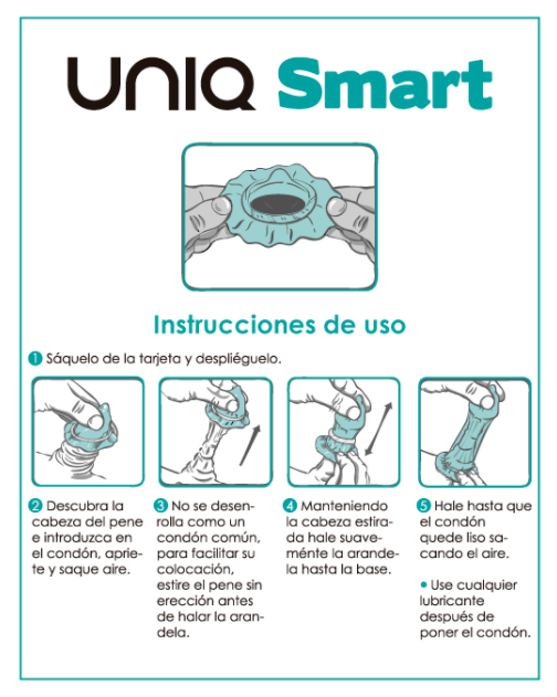 Préservatifs avant érection Uniq Smart sans latex x3 - Uniq - UNIQ