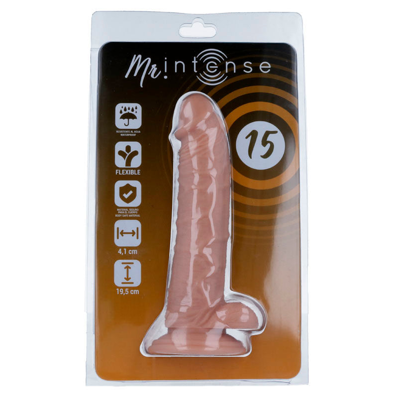 Mr. Intense - Godemichet Ventouse Réaliste Couleur Chair / 19,5 cm
