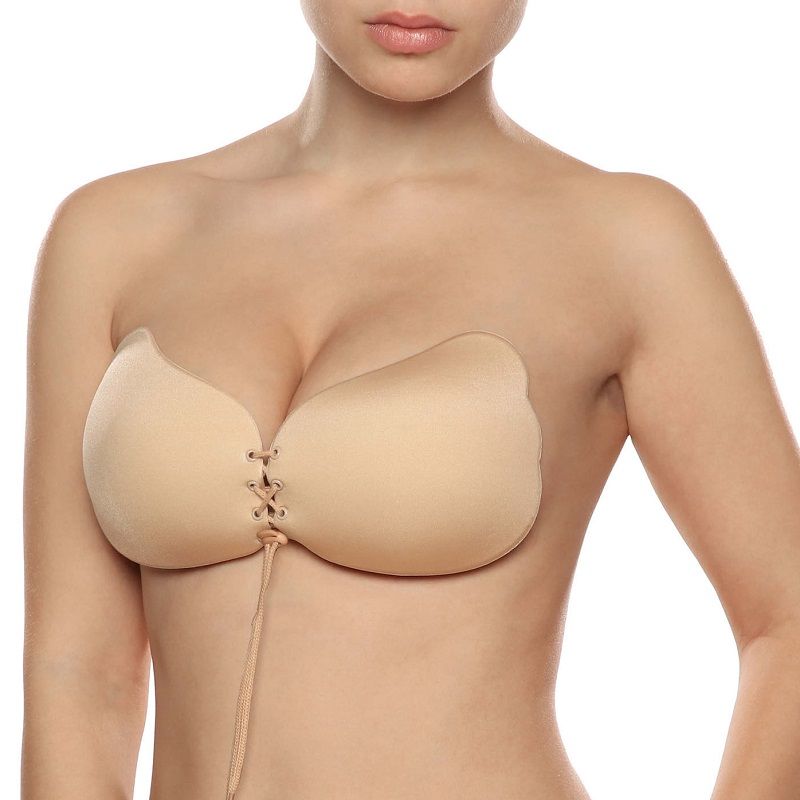 Soutien-Gorge Adhésif Lace-it Bra Bonnet D Beige - Bye Bra