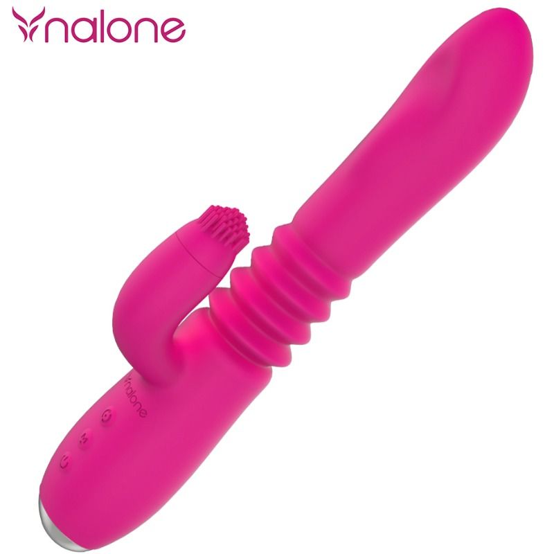 Vibromasseur lapin Idol Plus vibration rotation chauffant - Nalone - NALONE