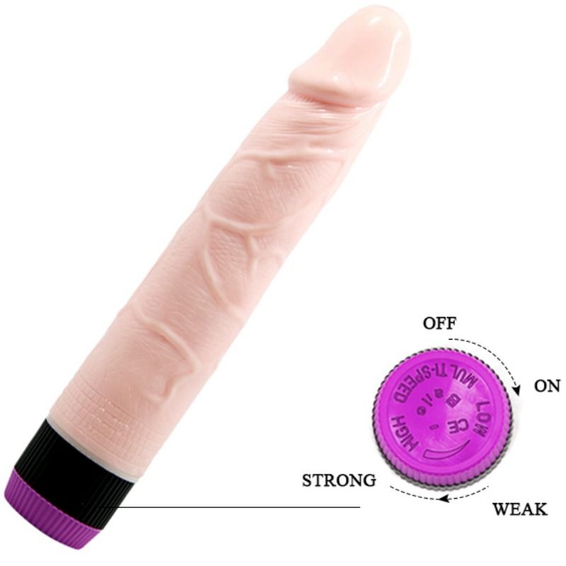 Baile - Vibromasseur Réaliste Vibrant 21,5 cm - Naturel