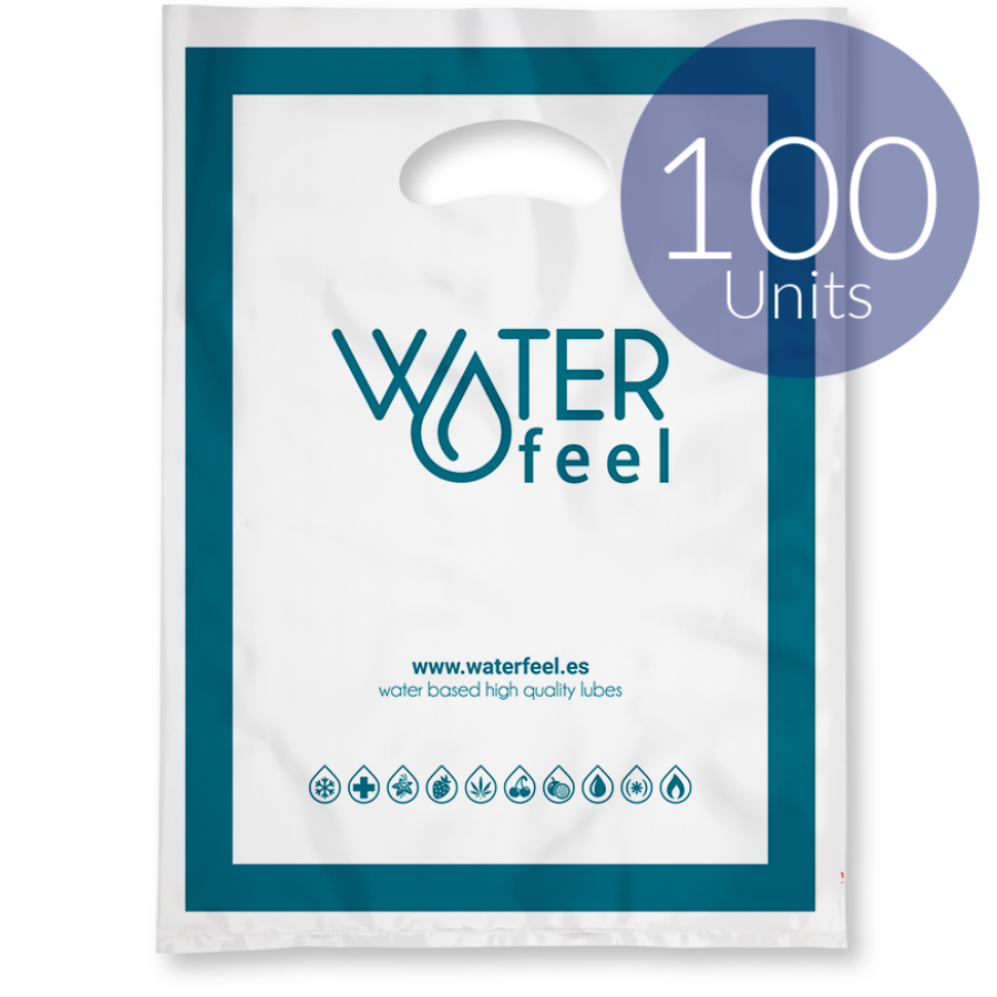 Sacs Plastique Discrets Moyens 30x40cm Pack 100 - Waterfeel - WATERFEEL