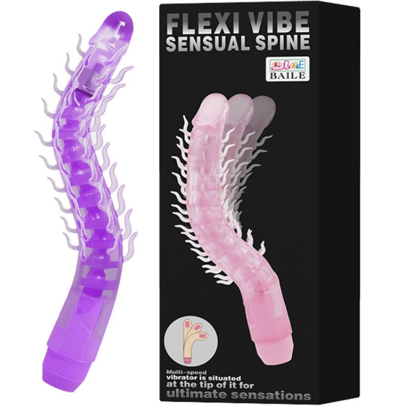 Baile - Vibromasseur Flexible 23,5 cm - Violet