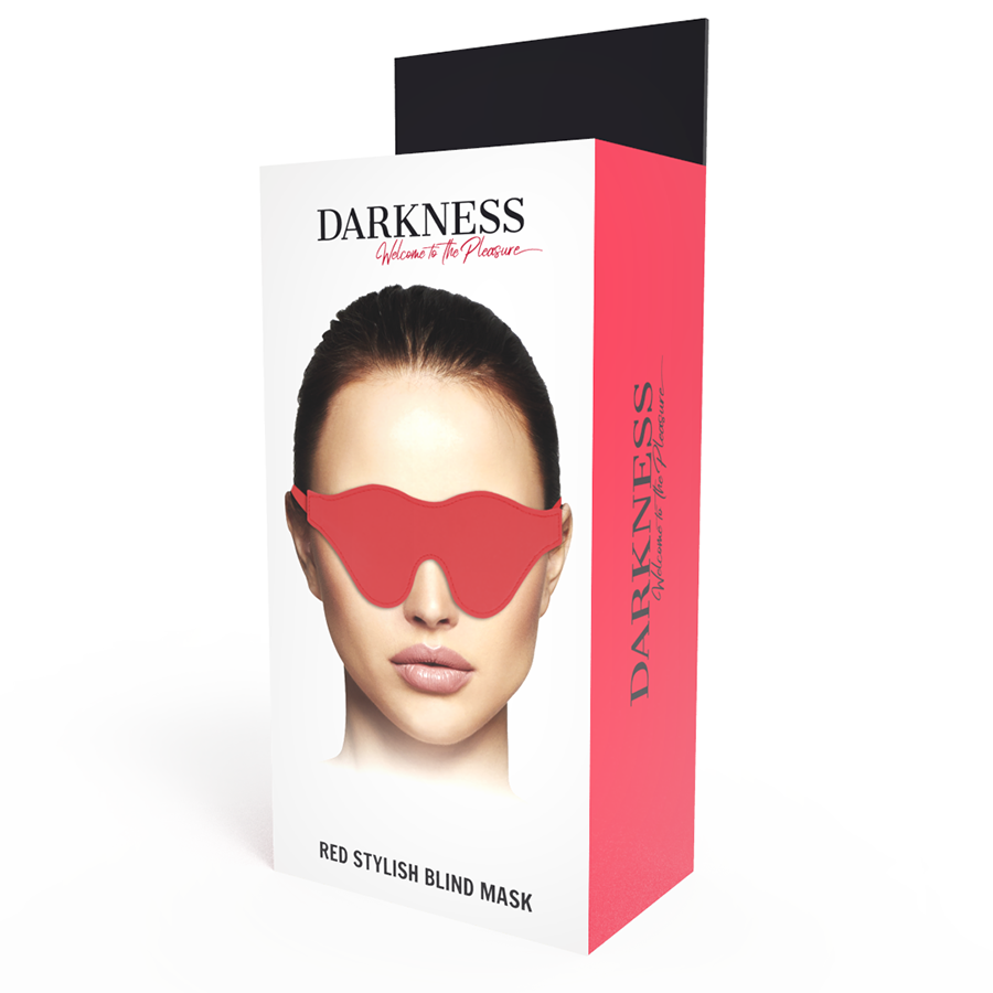 Darkness - Masque de sommeil en PVC - Rouge