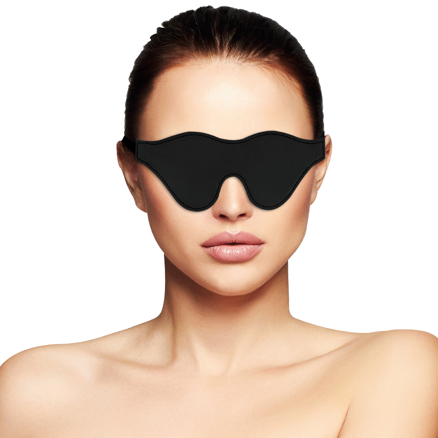 Darkness - Masque de sommeil en PVC - Noir