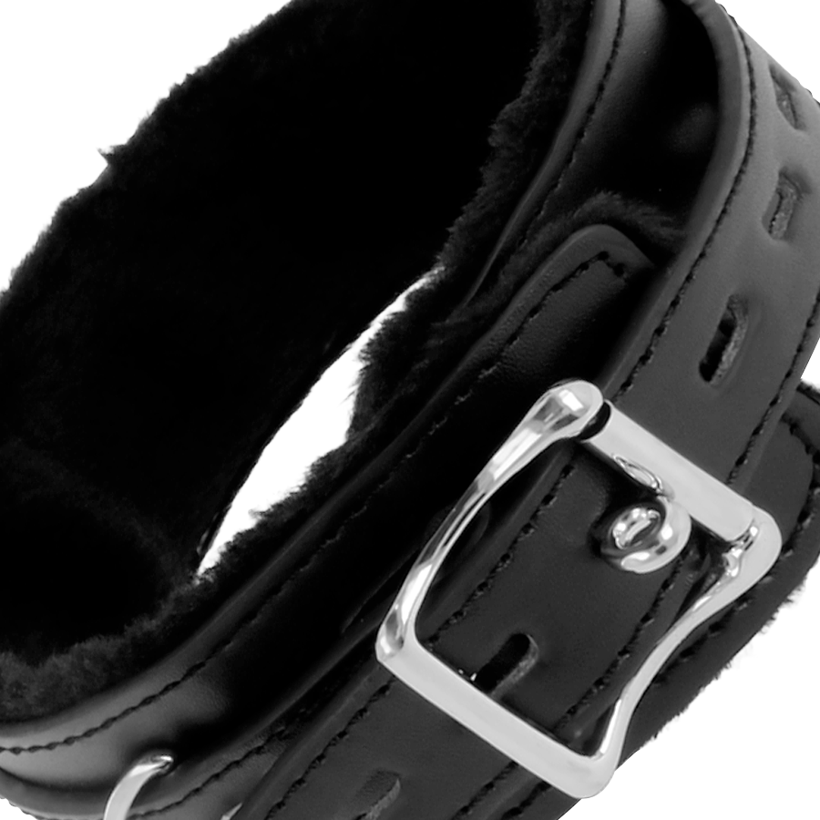 Collier Posture Cuir avec Chaîne Confortable - Darkness - Darkness