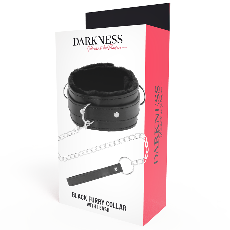 Collier Posture Cuir avec Chaîne Confortable - Darkness - Darkness
