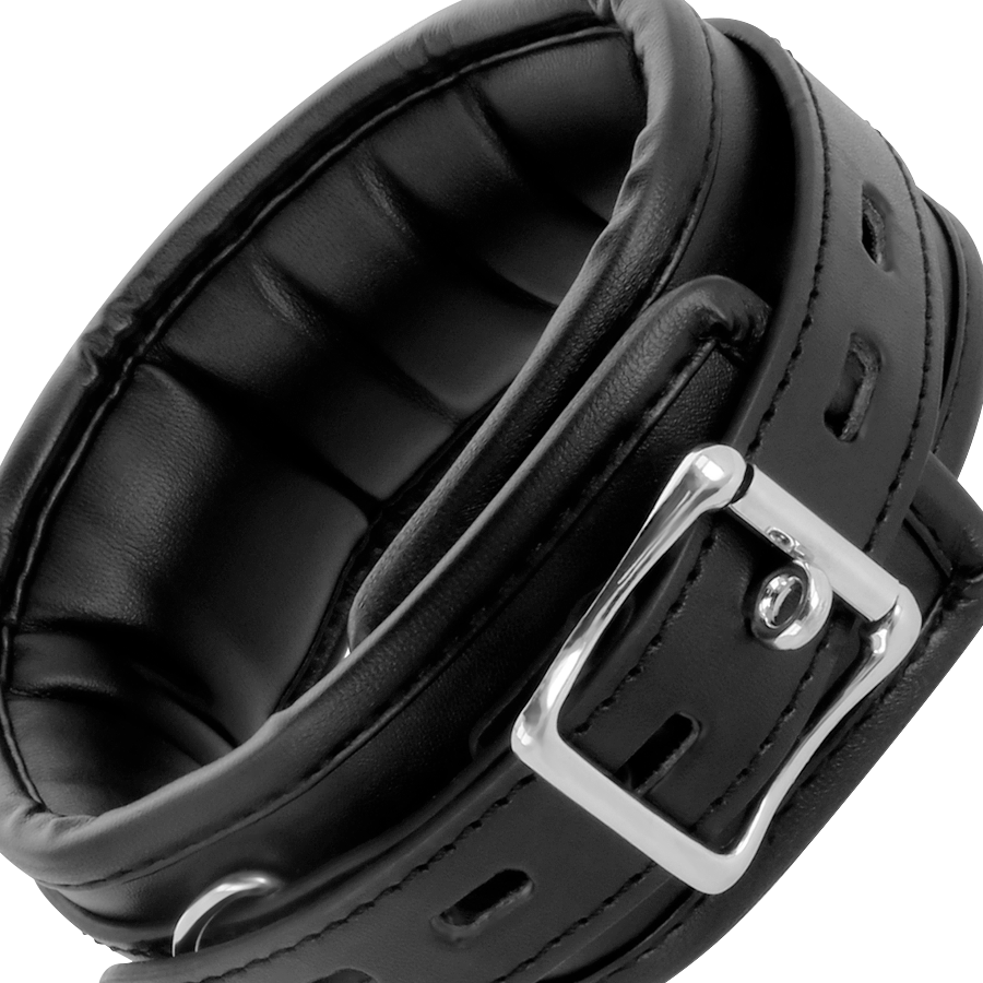 Collier BDSM avec laisse chaîne en cuir - Darkness - Darkness