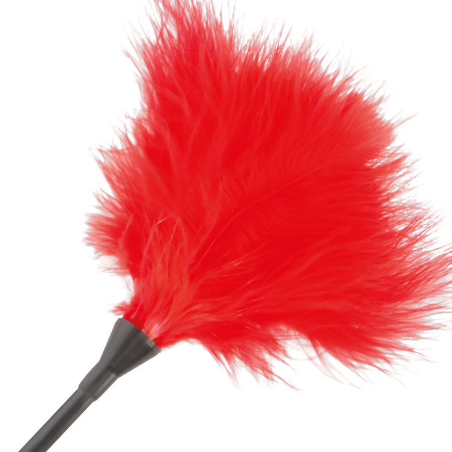Darkness Plumeau coquin Rouge 42 cm