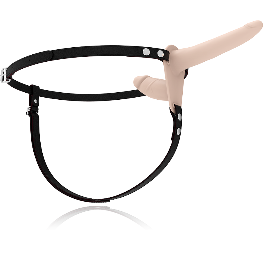 Fetish Submissive - Gode Ceinture Double Pénétration Beige
