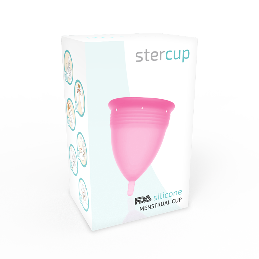 Stercup Cup Menstruelle silicone Taille L Rose