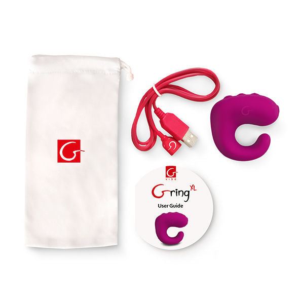Anneau Vibrant Gring XL Framboise Douce - G-Vibe