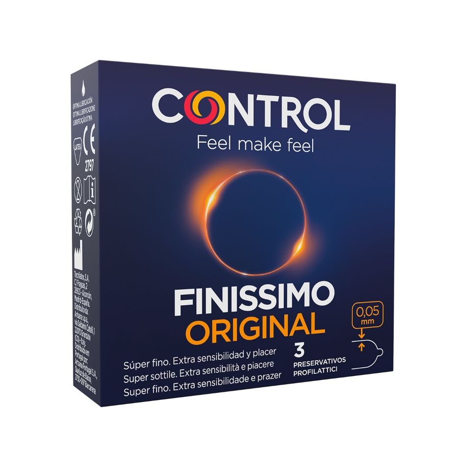 Préservatifs Ultra Fins Finissimo 3 unités - Control - CONTROL CONDOMS
