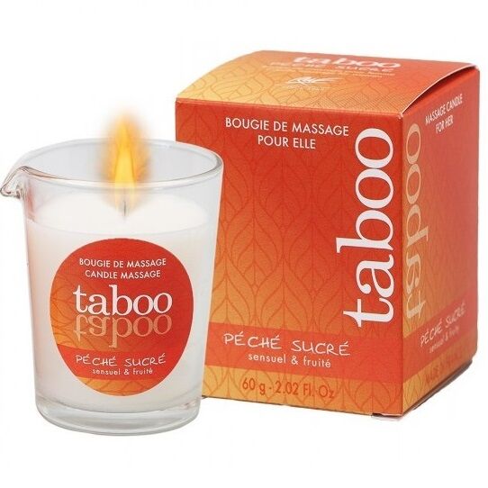 RUF - Bougie de Massage Taboo Péché Sucré pour elle - 60g