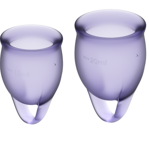 Coupes Menstruelles Feel Confident Violet Set 2 - Satisfyer