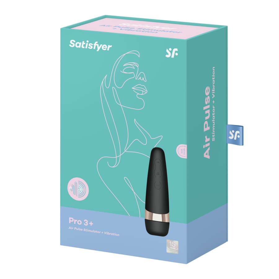 Stimulateur Clitoris Satisfyer Pro 3+ Noir - Satisfyer