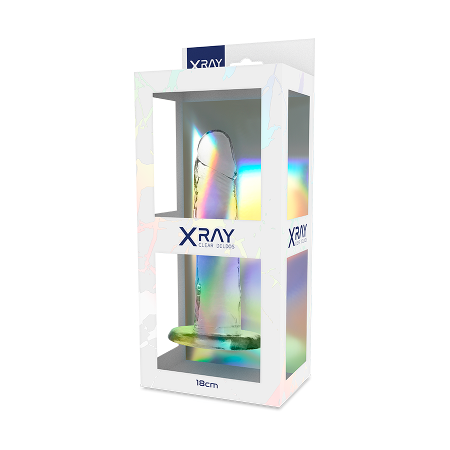 Gode Réaliste X Ray Clear Transparent 18cm - X Ray