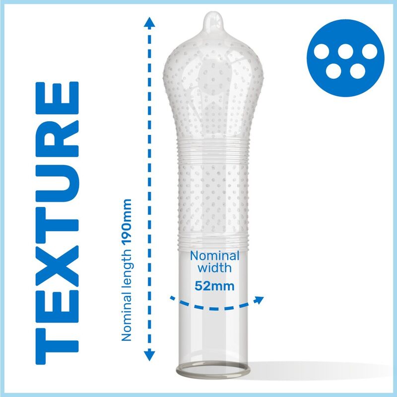 Préservatifs texturés Ribs & Dots Intensity x12 - Pasante - PASANTE