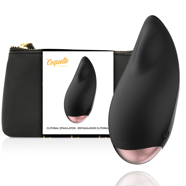 Stimulateur Clitoridien Chic Desire Noir Or - Coquette