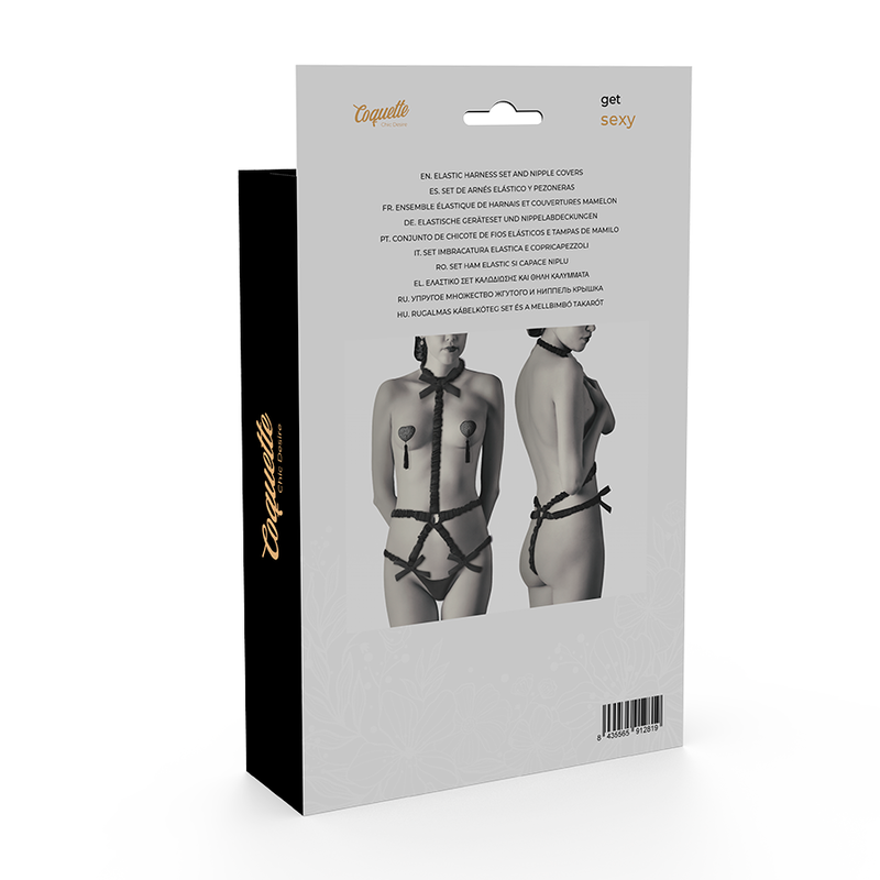 Harnais Corset Coquette Chic Desire avec Protège-Tétons