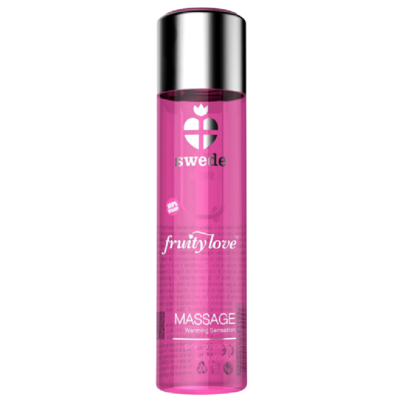 Huile de Massage Chauffante Fruity Love Framboise - Swede - SWEDE