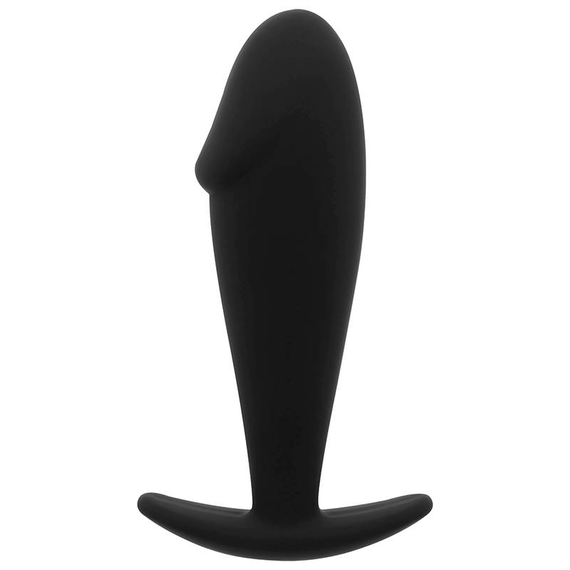 Ohmama - Plug Anal en Silicone en forme de Pénis Noir - 10 cm