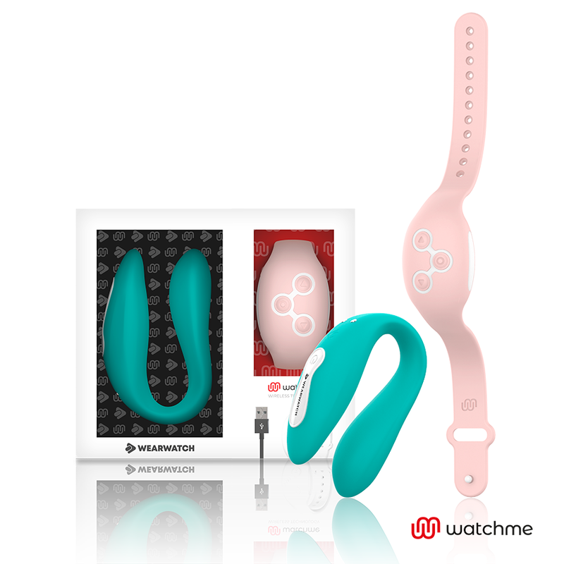 Vibrateur connecté pour couples WearWatch Dual rose - Watchme - WEARWATCH
