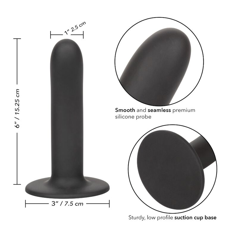 Gode Boundless Lisse 15,25cm Compatible Harnais - Calexotics