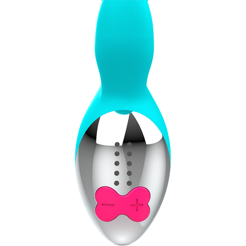 Vibromasseur Rabbit Miki 7 Vibrations Bleu - Happy Loky