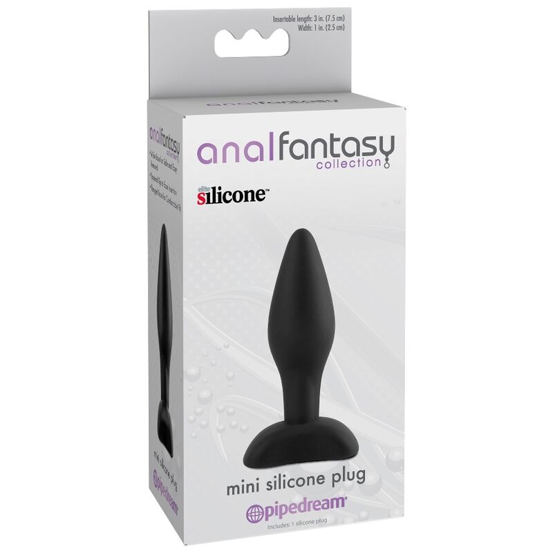 Plug Anal Mini Plug Silicone Noir - Pipedream