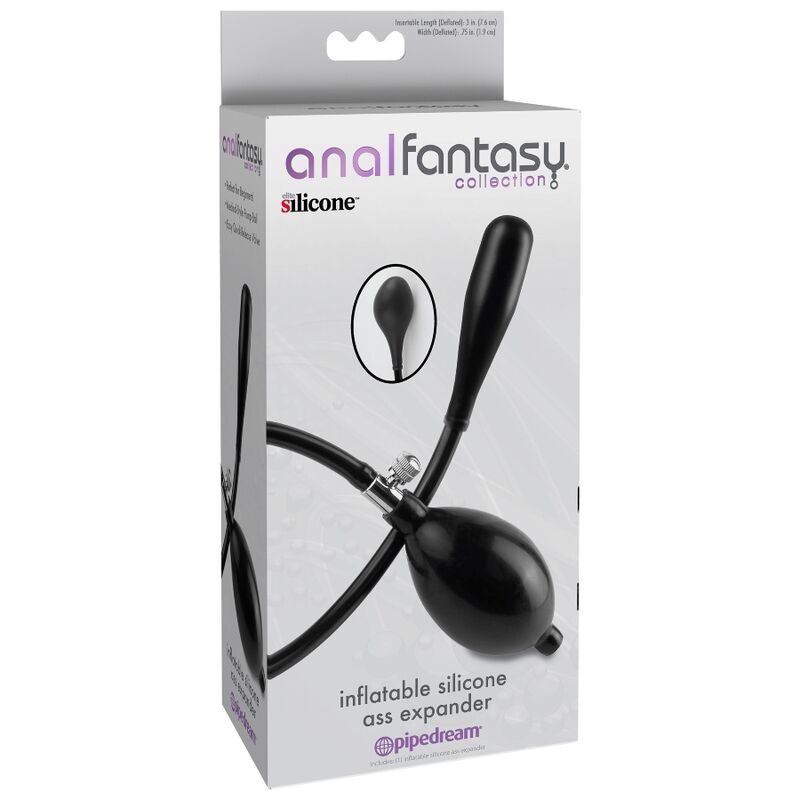 Plug Anal Vibrant Gonflable Ass Blaster Noir - Anal Fantasy