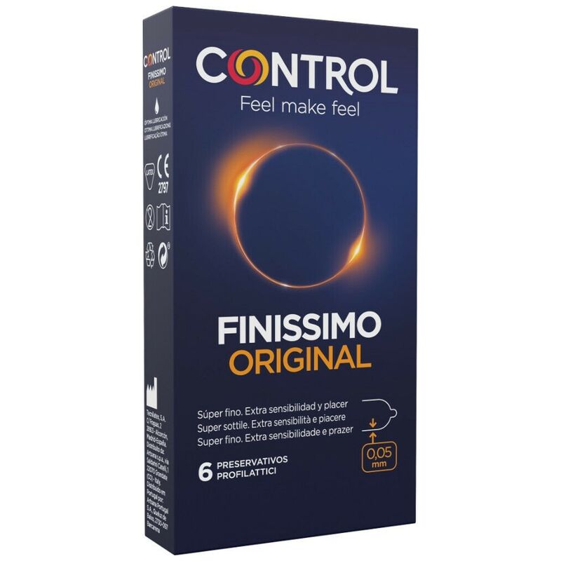 Préservatifs Control Finissimo Original 6 Unités - Control - CONTROL CONDOMS