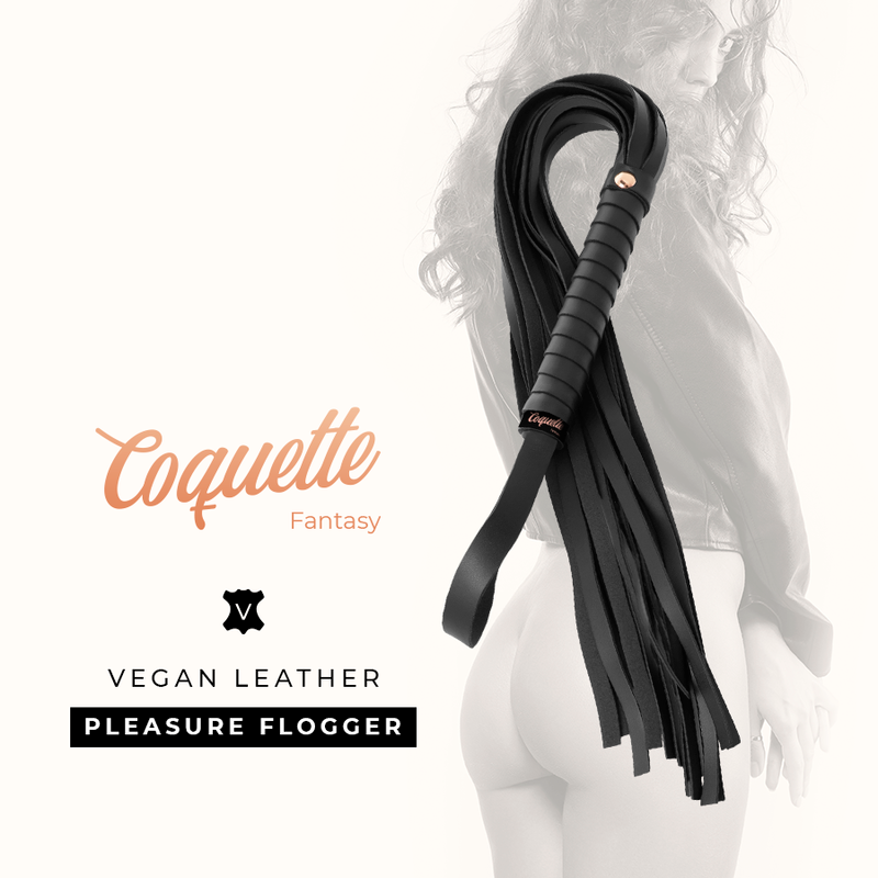 Martinet BDSM Coquette Chic Desire Cuir Végan Noir