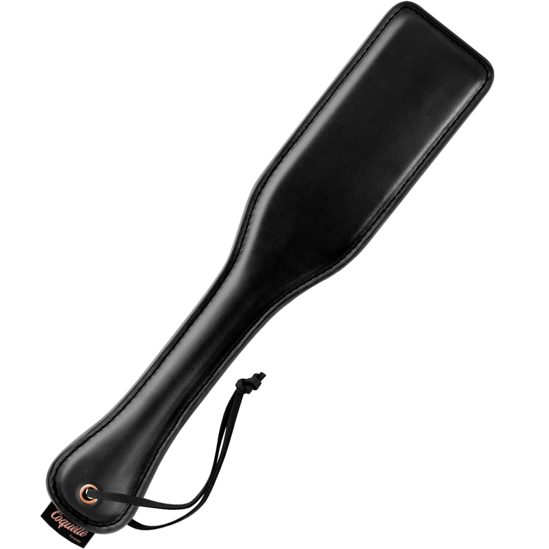 Cravache BDSM Chic Desire Cuir Végan Noir - Coquette