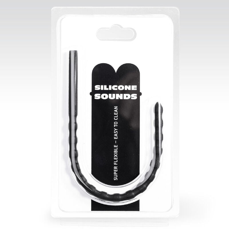 All Black - Plug urètre en silicone  - 8/10 mm
