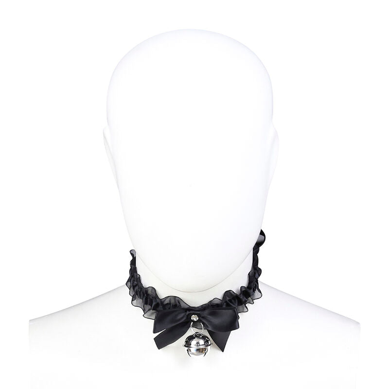Collier fétiche en dentelle avec cloche - Ohmama - OHMAMA FETISH