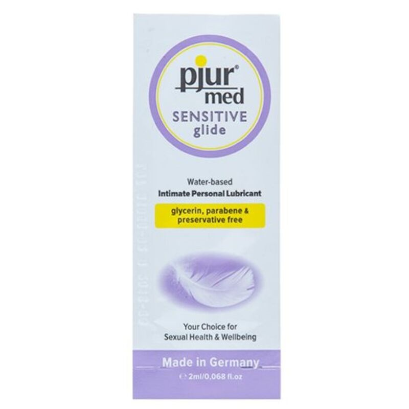 pjur - Lubrifiant à base d’Eau Sensitive Glide - 2 ml