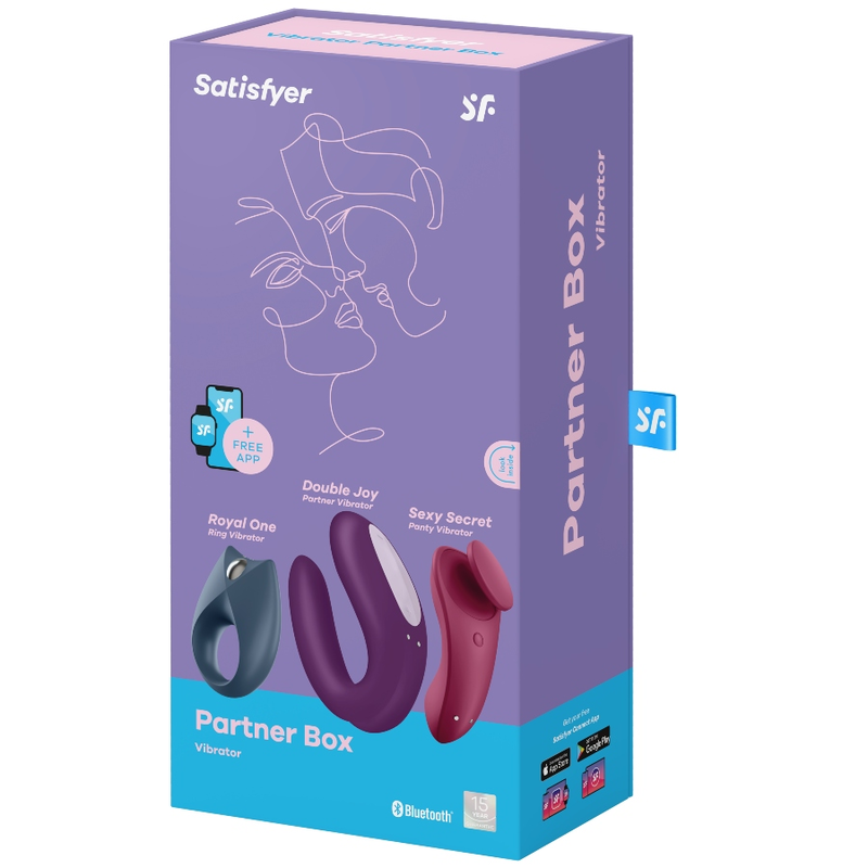 Coffret Sextoys Connectés Partner Box 3 - Satisfyer