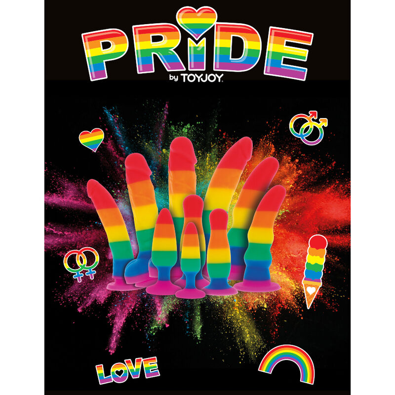 Pride – Plug Anal aux Couleurs LGBT – 8,5 cm