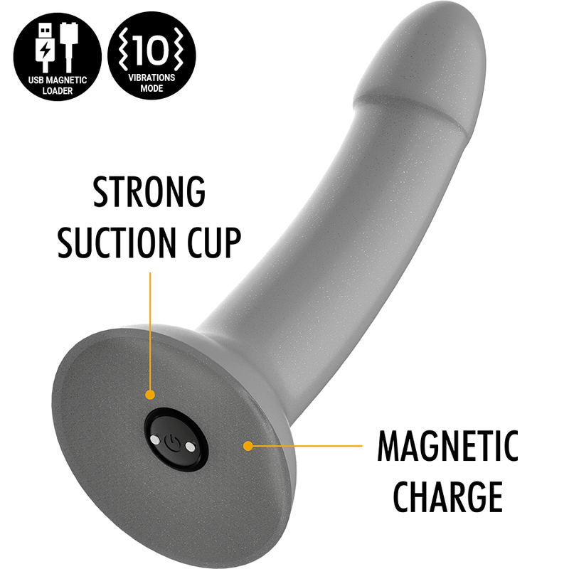 Gode Vibrant Mythology Rune Majestic S Argent - Watchme - MYTHOLOGY FANTASY DILDO