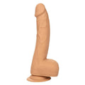 Gode Réaliste Courbé Silicone Studs 8 - CalExotics