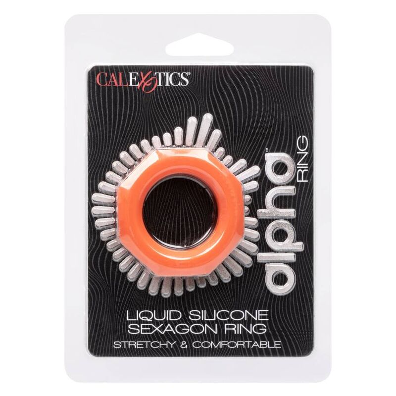 Anneau Pénien Alpha Sexagon Orange - CalExotics