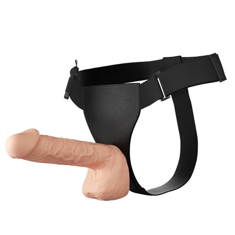 Baile - Gode Ceinture XXL Réaliste et Vibrant - 26 cm