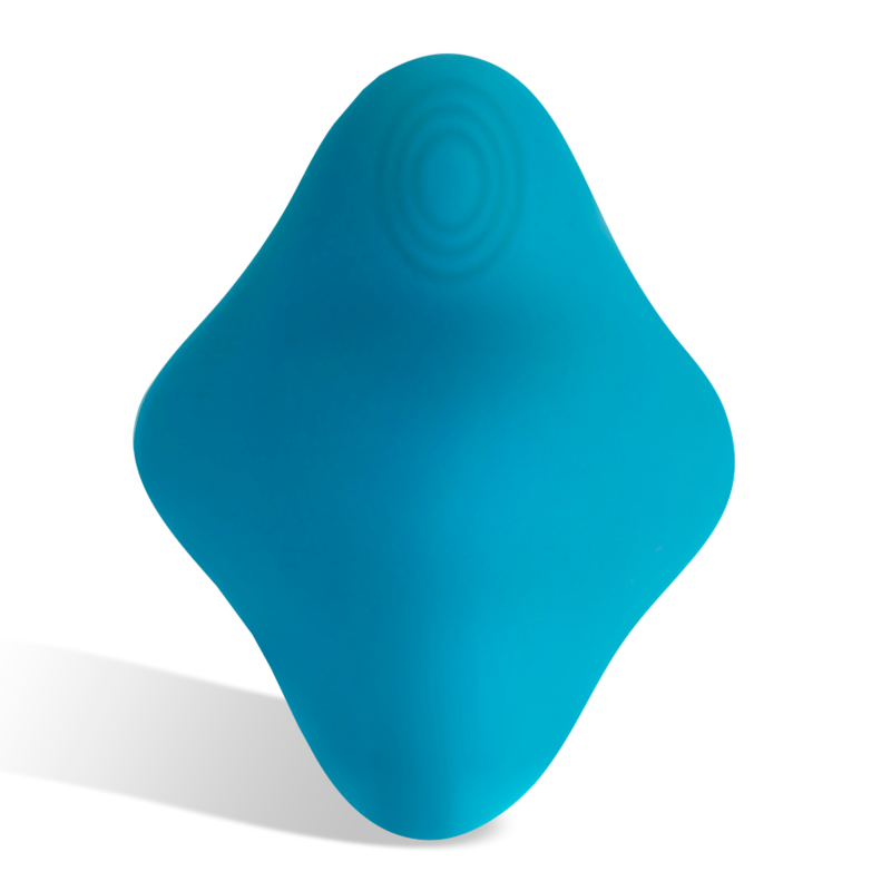 Vibromasseur Culotte Intense Panty Télécommandé Bleu - Samantha