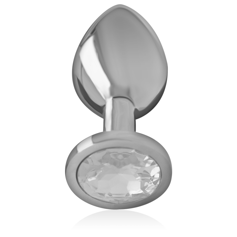 Plug Anal Métal Cristal Diamond Jewel Argent L - Intense