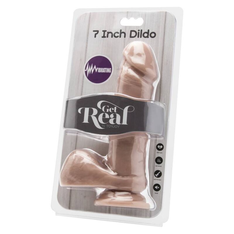Gode Réaliste Get Real Vibrant Télécommande 18cm - Skin