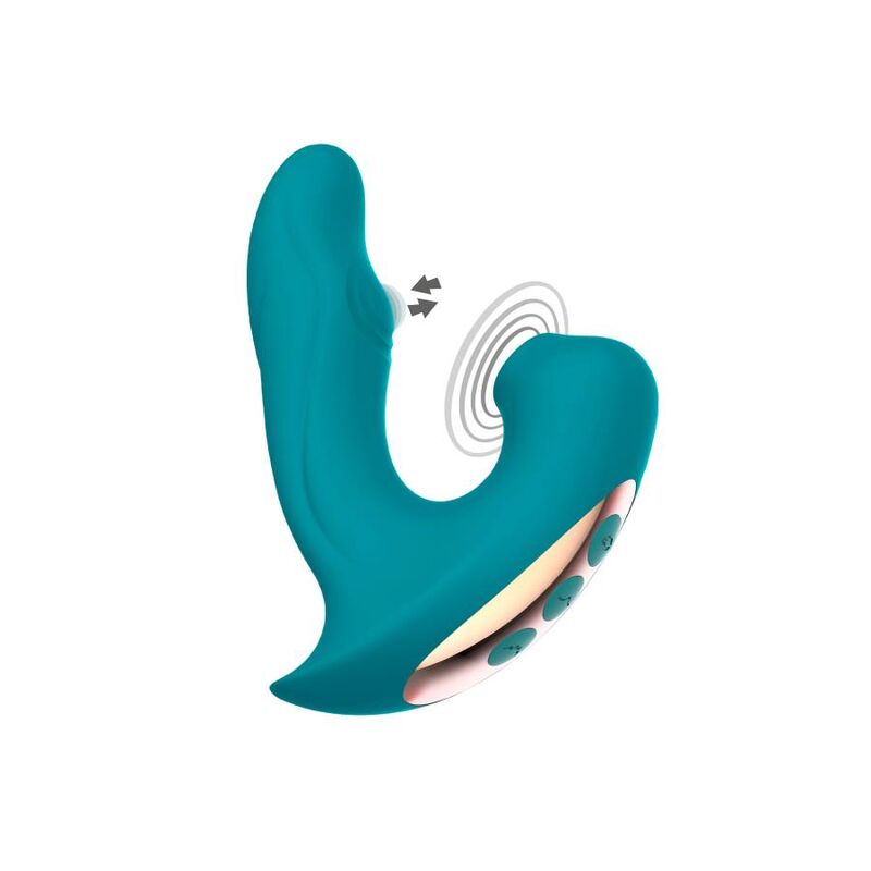 Stimulateur couple Eternal Love Vibe vert - Xocoon - XOCOON
