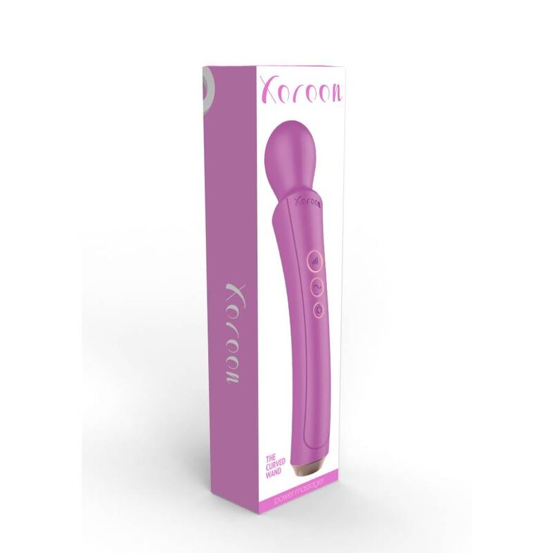 Baguette de massage Curved Wand fuchsia - Xocoon - XOCOON