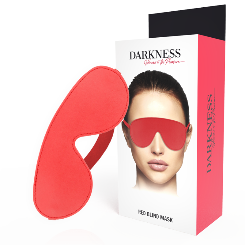 Darkness - Masque intégral BDSM - Rouge
